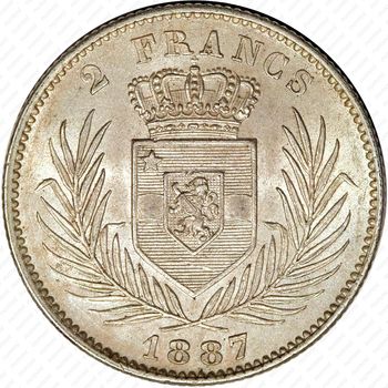 2 франка 1887 [Демократическая Республика Конго] - Реверс