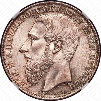 2 франка 1891 [Демократическая Республика Конго] - Аверс