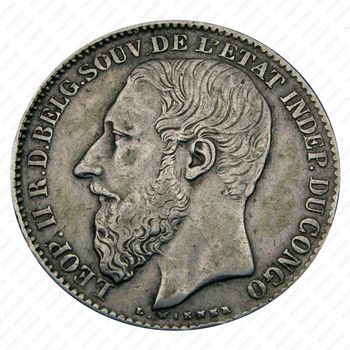 2 франка 1894 [Демократическая Республика Конго] - Аверс