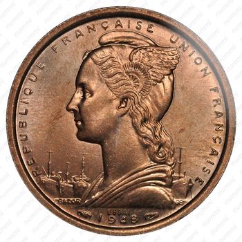 2 франка 1948 [Джибути] - Аверс