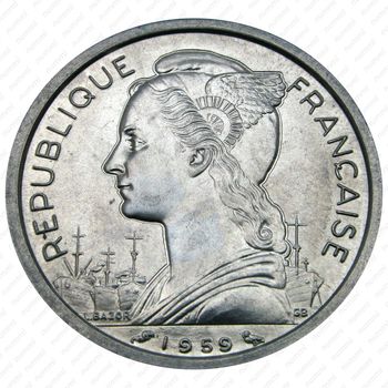 2 франка 1959 [Джибути] - Аверс