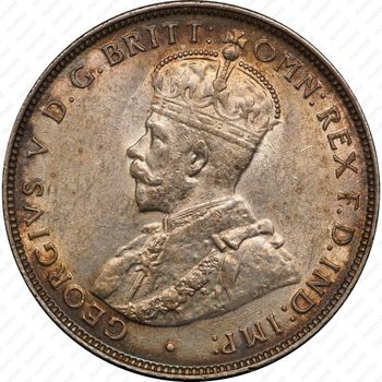 2 шиллинга 1919, H, знак монетного двора: "H" - Хитон, Бирмингем [Британская Западная Африка] - Аверс