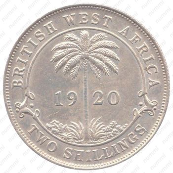 2 шиллинга 1920, серебро [Британская Западная Африка] - Реверс