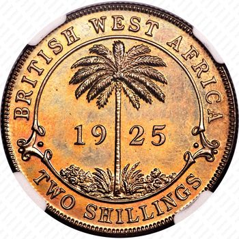 2 шиллинга 1925 [Британская Западная Африка] - Реверс
