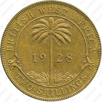 2 шиллинга 1928 [Британская Западная Африка] - Реверс