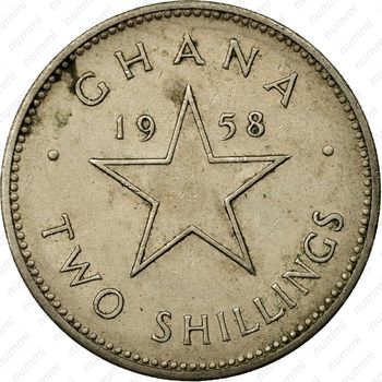 2 шиллинга 1958 [Гана] - Реверс