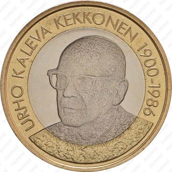 5 евро 2017, Кекконен [Финляндия] - Реверс