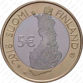 5 евро 2018, Олавинлинна [Финляндия] - Аверс