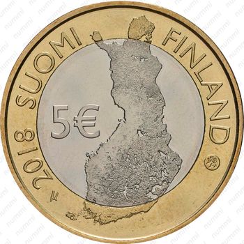 5 евро 2018, Оуланка [Финляндия] - Аверс