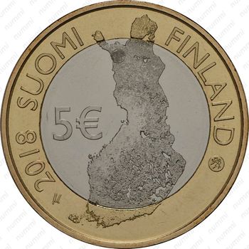 5 евро 2018, Палластунтури [Финляндия] - Аверс