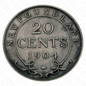20 центов 1904 [Канада] - Реверс