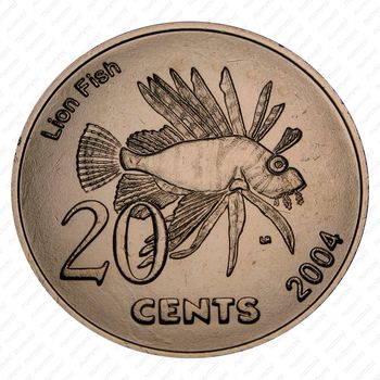20 центов 2004 [Кокосовые острова] - Реверс