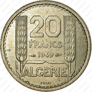 20 франков 1949 [Алжир] - Реверс