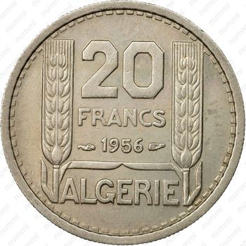 20 франков 1956 [Алжир] - Реверс