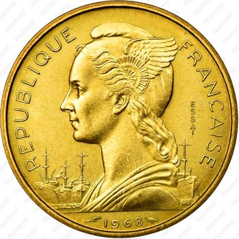 20 франков 1968 [Джибути] - Аверс