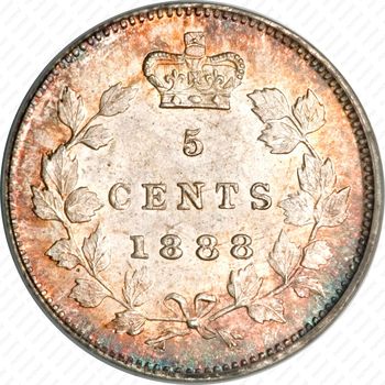 5 центов 1888 [Канада] - Реверс