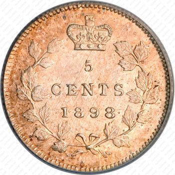 5 центов 1898 [Канада] - Реверс