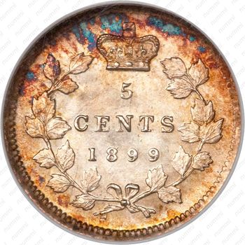 5 центов 1899 [Канада] - Реверс