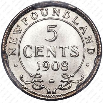 5 центов 1908 [Канада] - Реверс