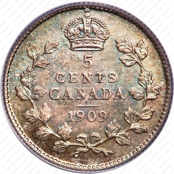 5 центов 1909 [Канада] - Реверс