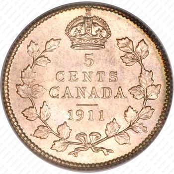 5 центов 1911 [Канада] - Реверс