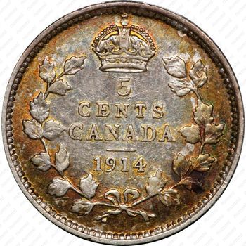 5 центов 1914 [Канада] - Реверс