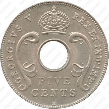5 центов 1914 [Восточная Африка] - Аверс