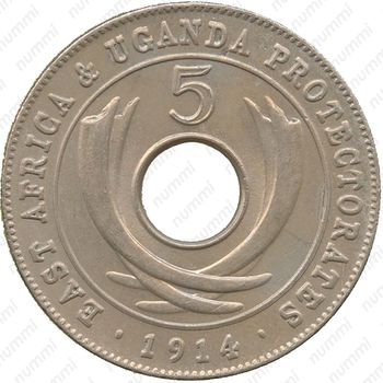 5 центов 1914 [Восточная Африка] - Реверс