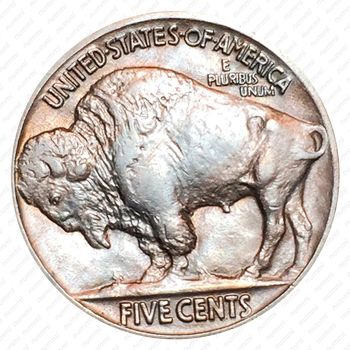 5 центов 1916, Buffalo Nickel (буффало) [США] - Реверс