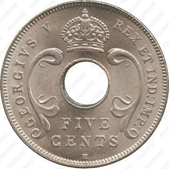 5 центов 1919 [Восточная Африка] - Аверс