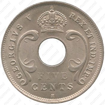 5 центов 1920 [Восточная Африка] - Аверс
