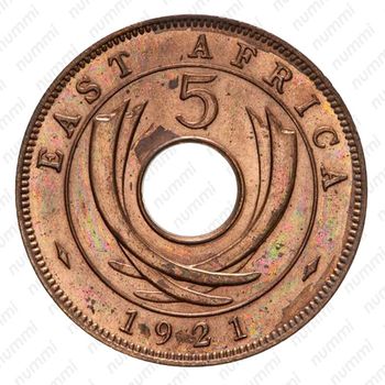 5 центов 1921 [Восточная Африка] - Реверс