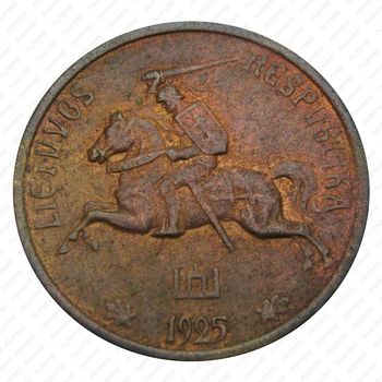 5 центов 1925 [Литва] - Аверс