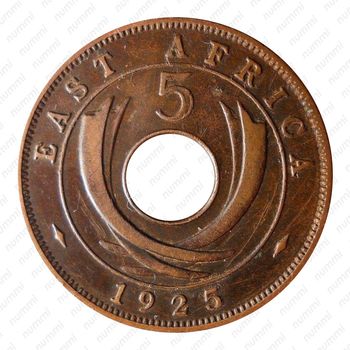 5 центов 1925 [Восточная Африка] - Реверс