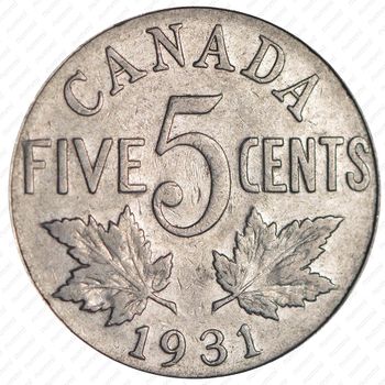 5 центов 1931 [Канада] - Реверс