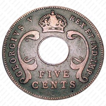 5 центов 1933 [Восточная Африка] - Аверс