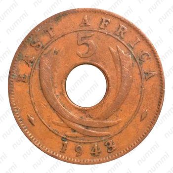 5 центов 1943 [Восточная Африка] - Реверс