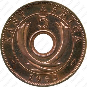 5 центов 1963 [Восточная Африка] - Реверс