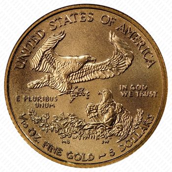 5 долларов 2017, Американский золотой Орёл (American Gold Eagle) [США] - Реверс