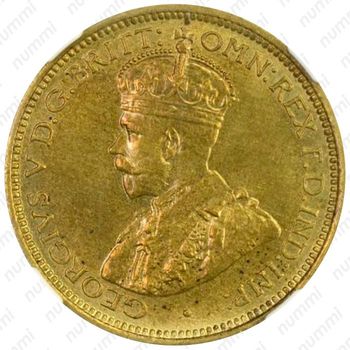 6 пенсов 1936, H, знак монетного двора: "H" - Хитон, Бирмингем [Британская Западная Африка] - Аверс