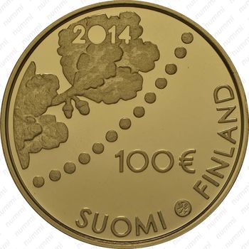 100 евро 2014, нумизматика