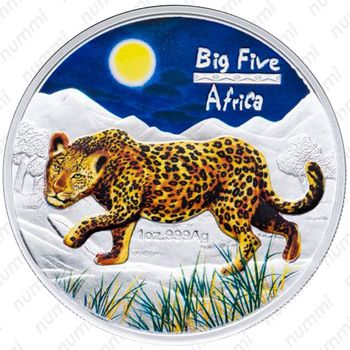 240 франков 2008, леопард [Демократическая Республика Конго] Proof - Реверс