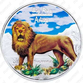 240 франков 2008, лев [Демократическая Республика Конго] Proof - Реверс