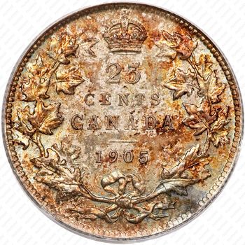 25 центов 1905 [Канада] - Реверс
