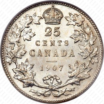 25 центов 1907 [Канада] - Реверс