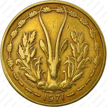 25 франков 1971 [Западная Африка (BCEAO)] - Аверс