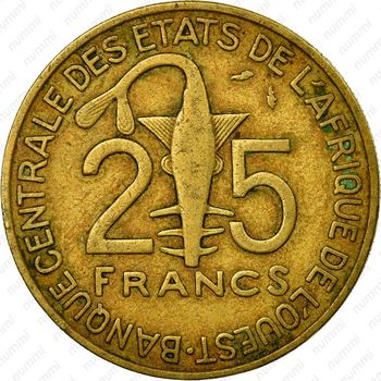 25 франков 1976 [Западная Африка (BCEAO)] - Реверс