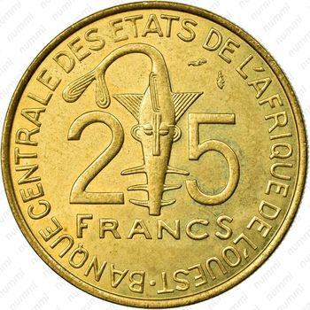 25 франков 1980 [Западная Африка (BCEAO)] - Реверс