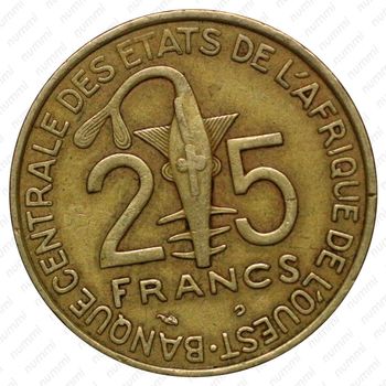 25 франков 2002 [Западная Африка (BCEAO)] - Реверс