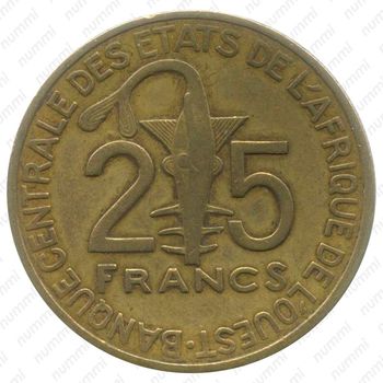 25 франков 2007 [Западная Африка (BCEAO)] - Реверс